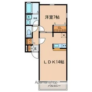 ソレイユ【103号室号室】の間取り