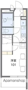 レオパレスCEDRUS【2階】の間取り