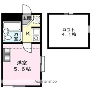 イルマーレ東向島【2階】の間取り