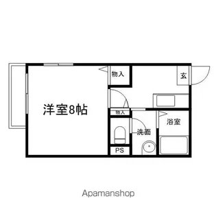 長野県松本市大字里山辺【アパート】の間取り