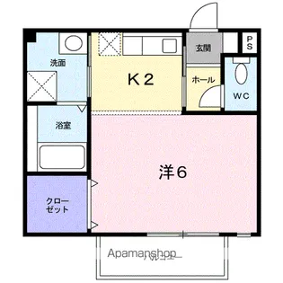 キーウエスト HARU【2階】の間取り