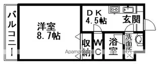 グレイス森井【3階】の間取り