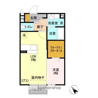 BONHEUR SOLEIL(ボナール ソレーユ)【2階】の間取り