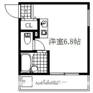 レジデンス原【3C号室】の間取り