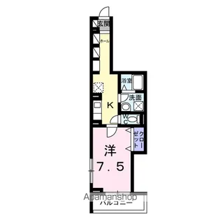 カーサフェリーチェ小瀬【3階】の間取り