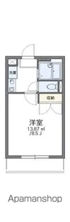 レオパレスシャローム【3階】の間取り