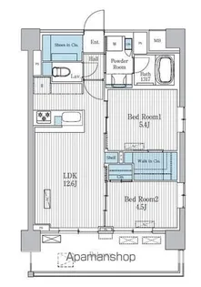 TERRA蚕糸の森【9階】の間取り