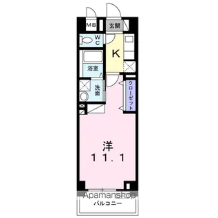 ラピスラズリ【5階】の間取り