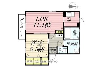 ドミトリースズキC【1階】の間取り