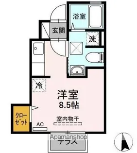 リビエールNO2【102号室】の間取り