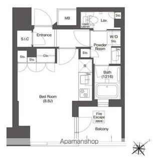 コンフォリア新中野【3階】の間取り