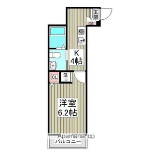 パルトネール二俣川Ⅲ【3階】の間取り