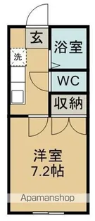 ホワイトキャッスル宮千代ビレジB棟【103号室】の間取り