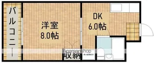 ルビナスサード【2階】の間取り