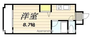 グランフォレスタ美しが丘【111号室】の間取り