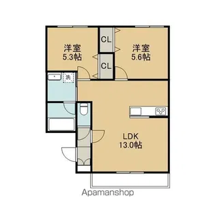 MAULOA【2階】の間取り