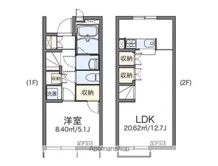 レオネクストエレガン【1階】の間取り