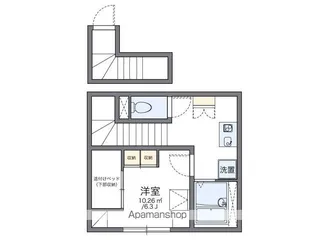 レオパレスブランポルト【2階】の間取り