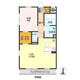 SOUL TRAIN(ソウル・トレイン)【1階】の間取り