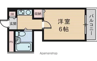 ハイム淡路【2階】の間取り
