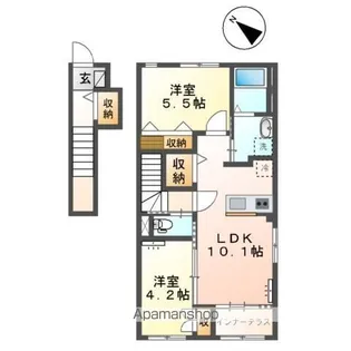 爽海LIEN(ソウカイリアン)【2階】の間取り