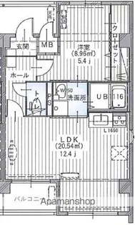 リドリークライトン【2階】の間取り