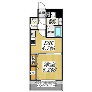 CITY SPIRE鶴見【3階】の間取り