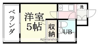 信開トピア足羽【419号室】の間取り