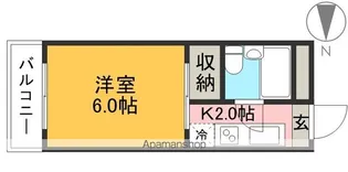 1Kの間取り画像