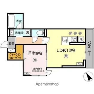ラ・ヴェリテ老松【2階】の間取り