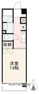 アイランドガーデン白川【201号室】の間取り