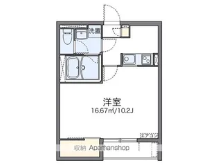 レオネクスト千世【2階】の間取り