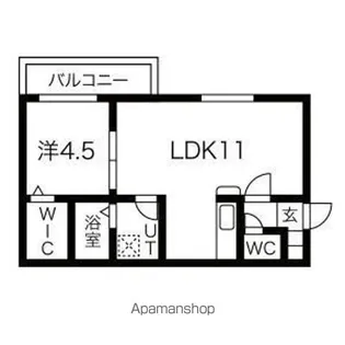 クレステージヒルズ【4階】の間取り