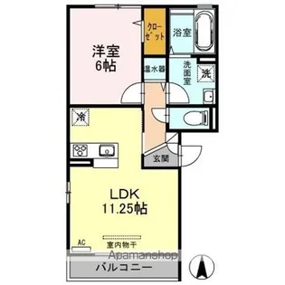 アネシス駅南【2階】の間取り