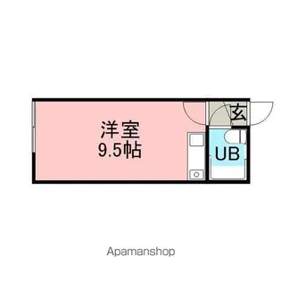 若葉マンションA館・B館【1階】の間取り