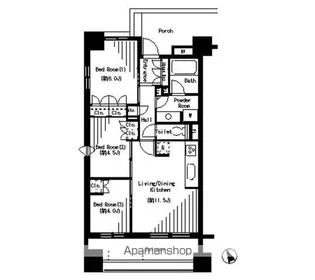 パークアクシス大塚【12階】の間取り