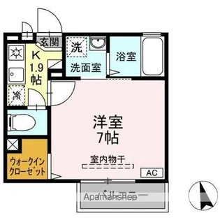 アンフラーゼ【1階】の間取り