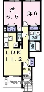 ブライトハイツ【1階】の間取り