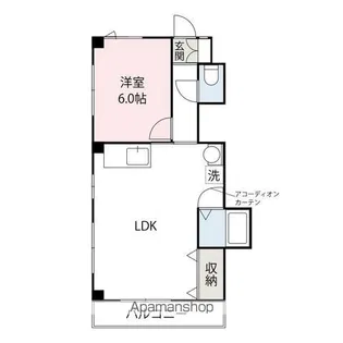 ベルメゾン【3階】の間取り