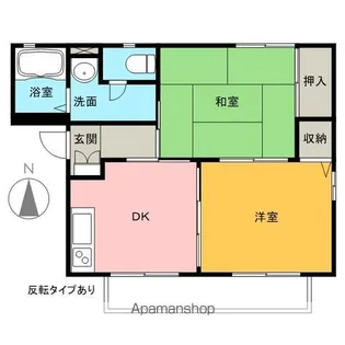 リバティガーデンB【2階】の間取り