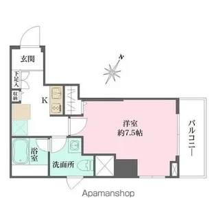 WHARF文京茗荷谷【8階】の間取り