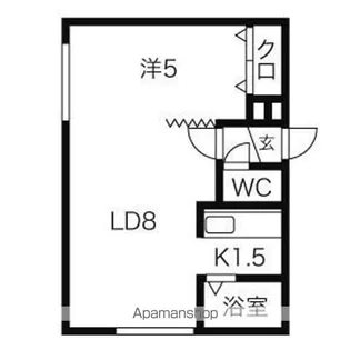 H・Sひばりが丘【101号室】の間取り