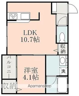 LUZ光の森【2階】の間取り