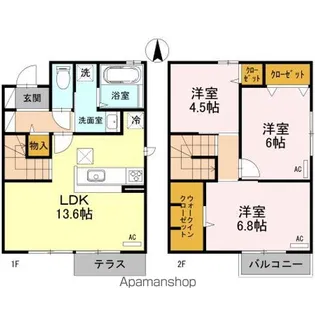 AKISA【1階】の間取り