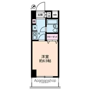 BELLE VUE新中野【806号室】の間取り
