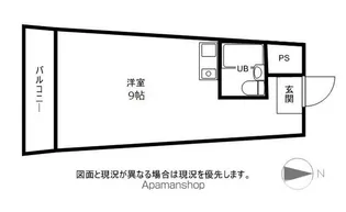 リーベ石堂【4階】の間取り