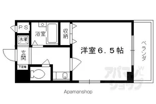 プレサンス京都二条城前【407号室】の間取り