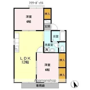 グランドゥール岩崎 A棟【1階】の間取り