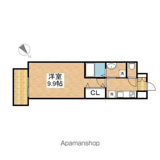 リシュドール鶴舞公園【8階】の間取り