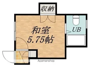 コーポみすず【2号室】の間取り